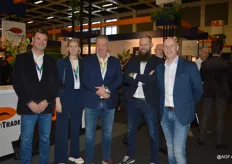 Frank Nispeling, Demi en Chris-Hans van der Hout, Marcel Visser en Bert de Zeeuw van Freight Line